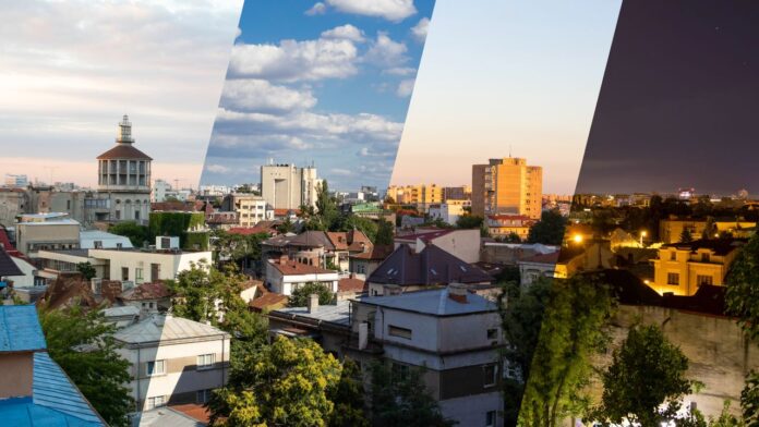 Сучасний житловий комплекс та нові будинки під час вибору житла в Бухаресті