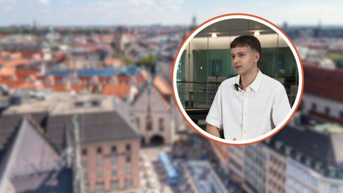 15-річний Степан Зоц із Краматорська, який наразі мешкає в Мюнхені.